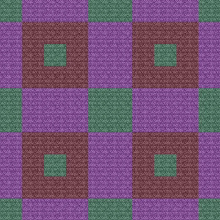 Deborah Small Quilt Afghan C2C Crochet Pattern