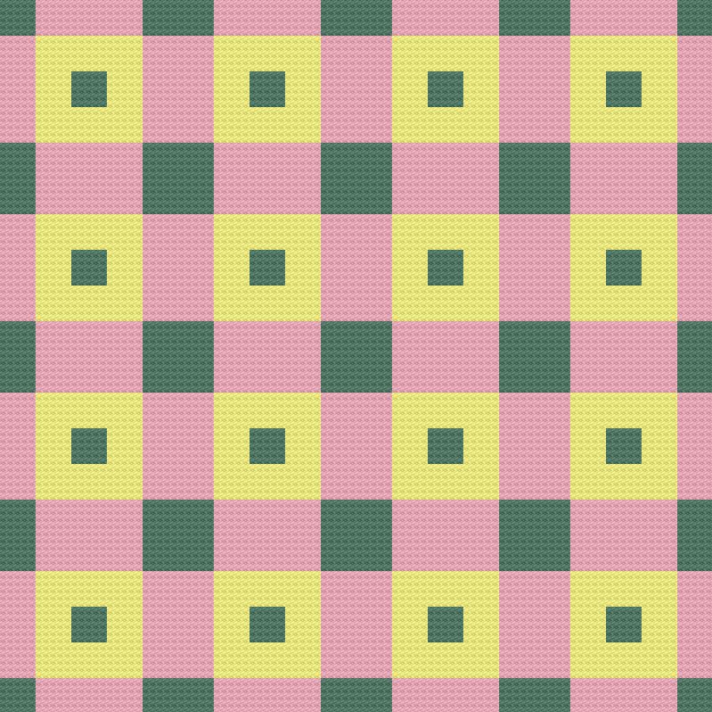 Penny Quilt Afghan C2C Crochet Pattern