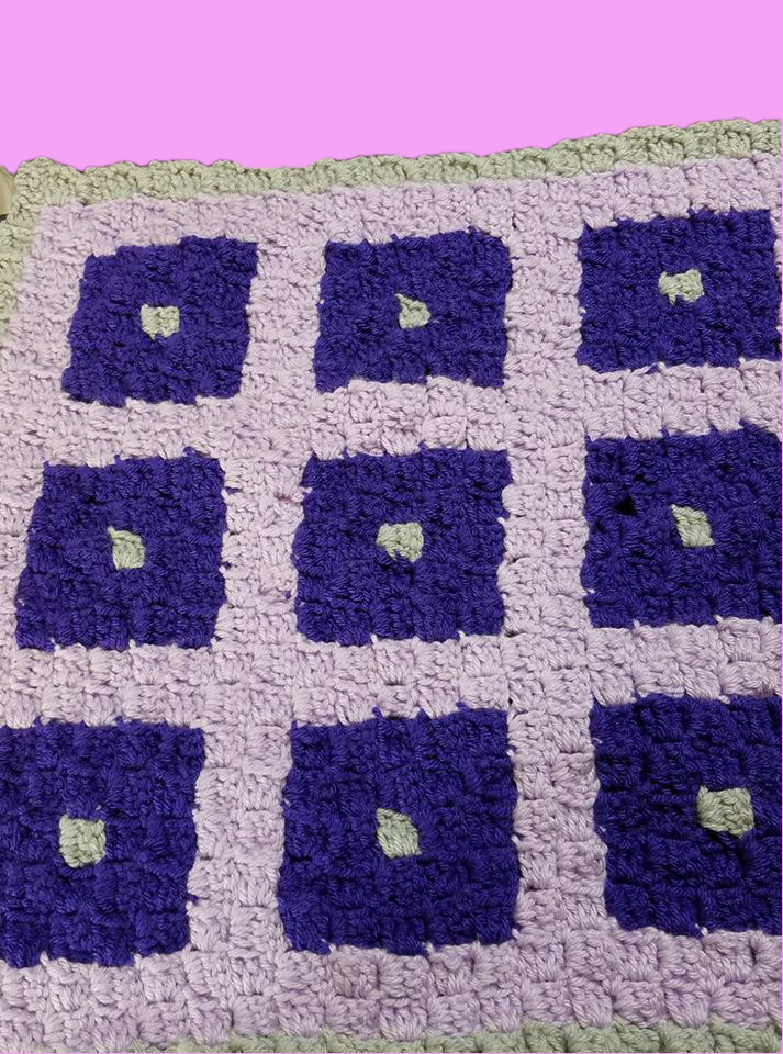 #5 Marla Quilt Square, C2C Crochet Pattern
