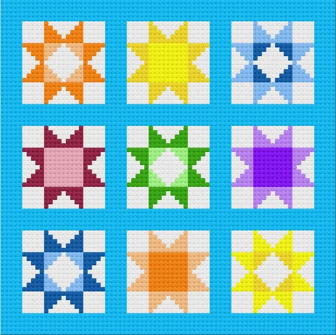 Star Stash Buster Afghan C2C Crochet Pattern