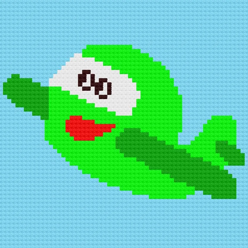 Airplane Kids Afghan, C2C Crochet Pattern