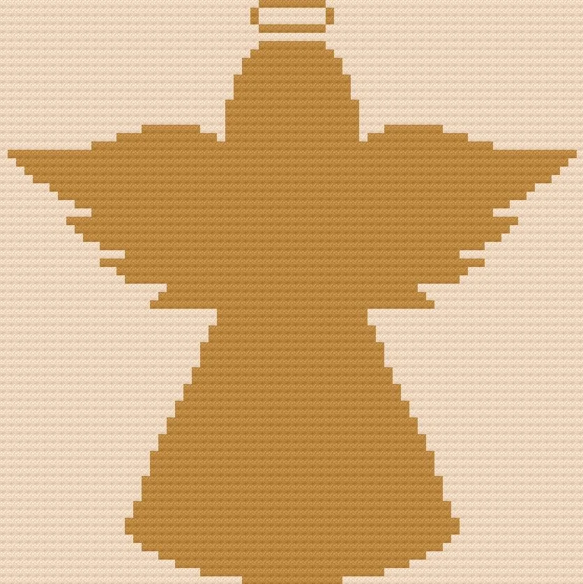 Angel Kids Afghan, C2C Crochet Pattern