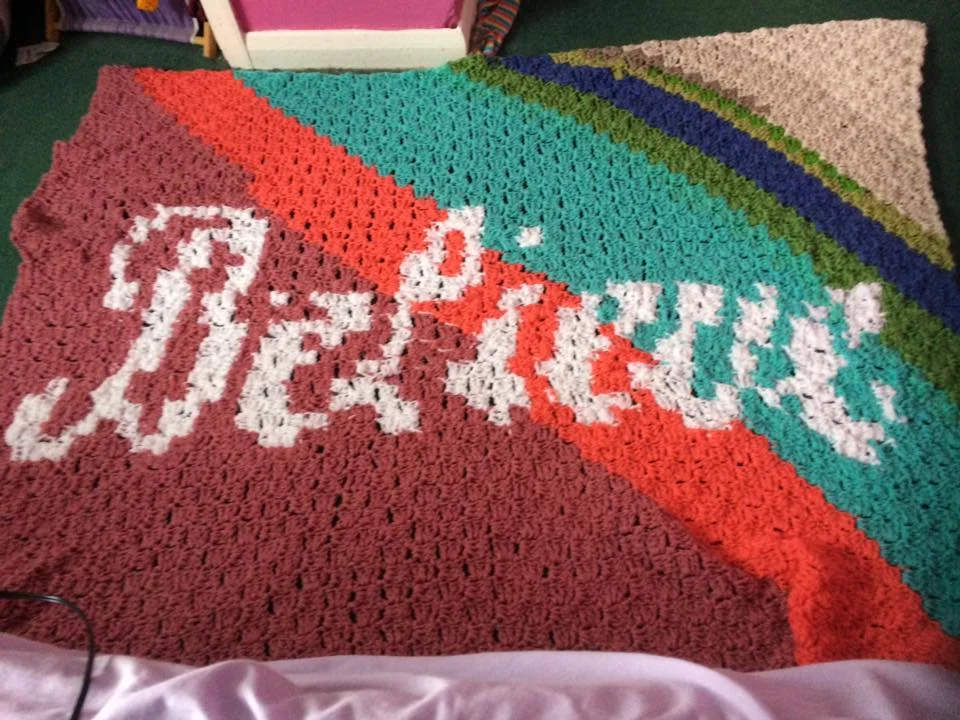 Believe Afghan, C2C Crochet Pattern