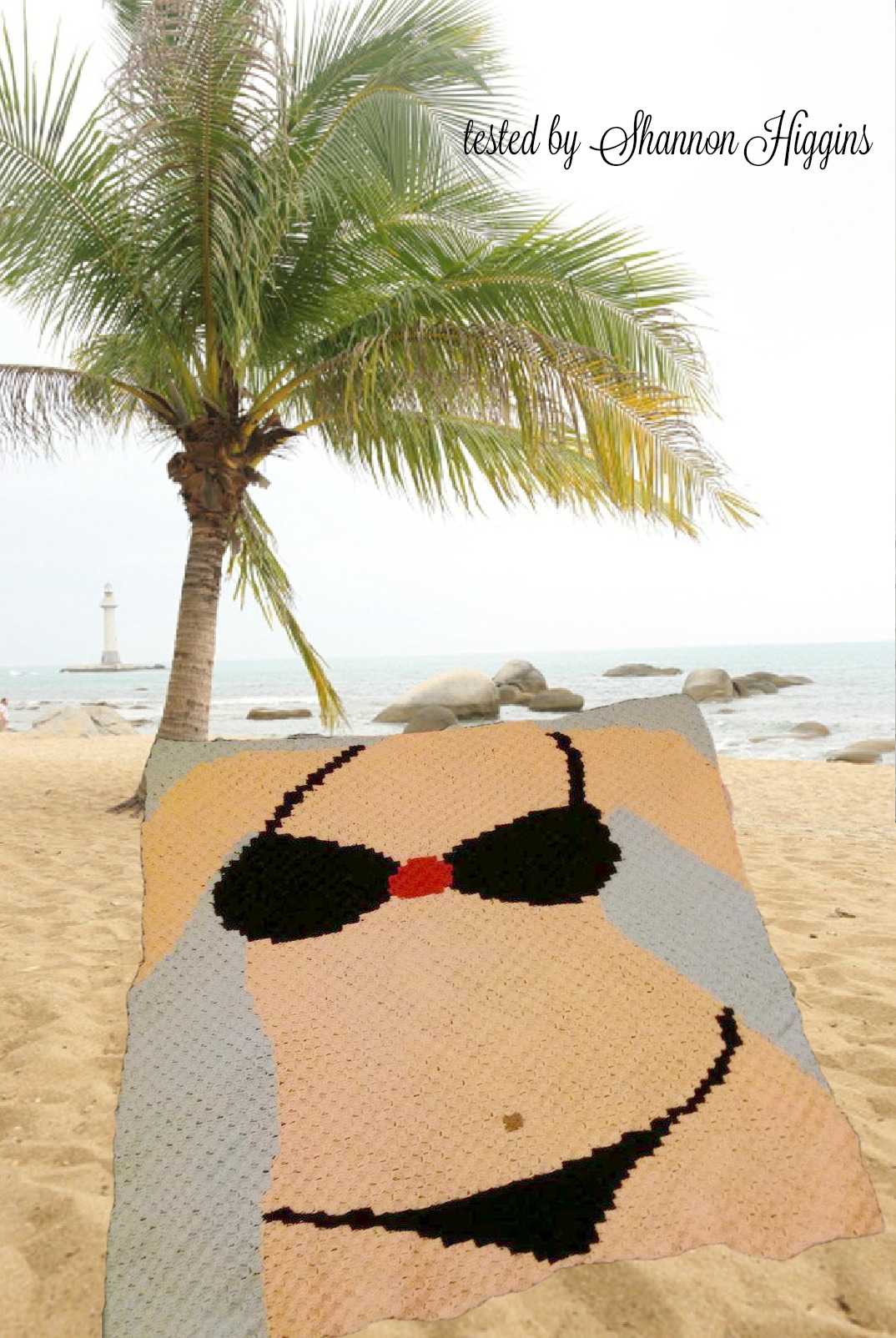 Bikini Afghan, C2C Crochet Pattern