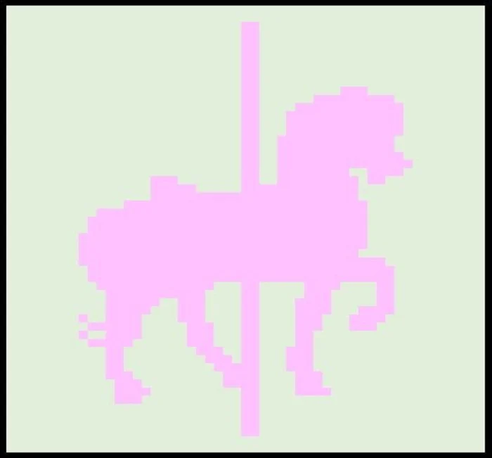 Carousel Baby Afghan, C2C Crochet Pattern