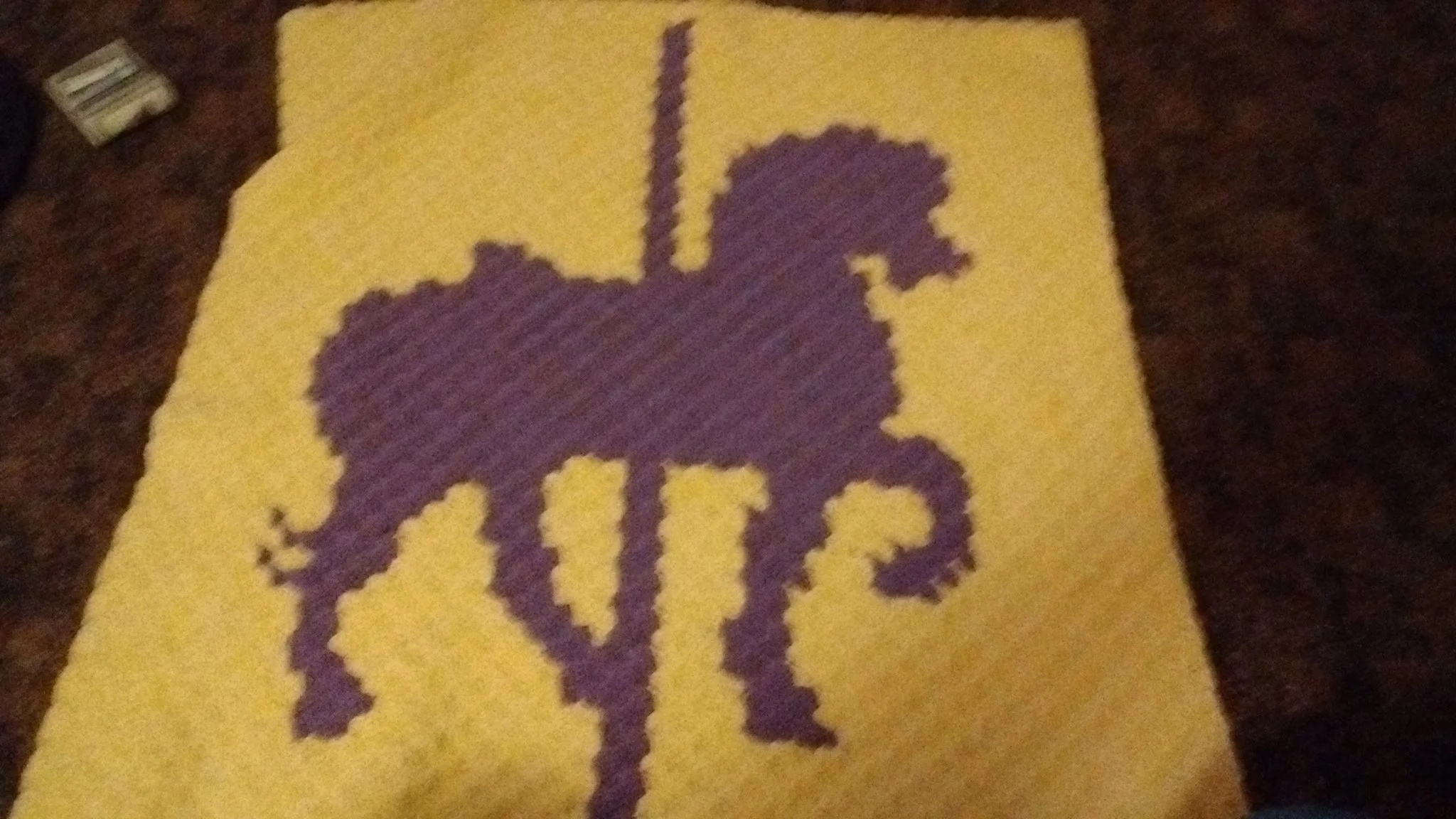 Carousel Kids Afghan, C2C Crochet Pattern