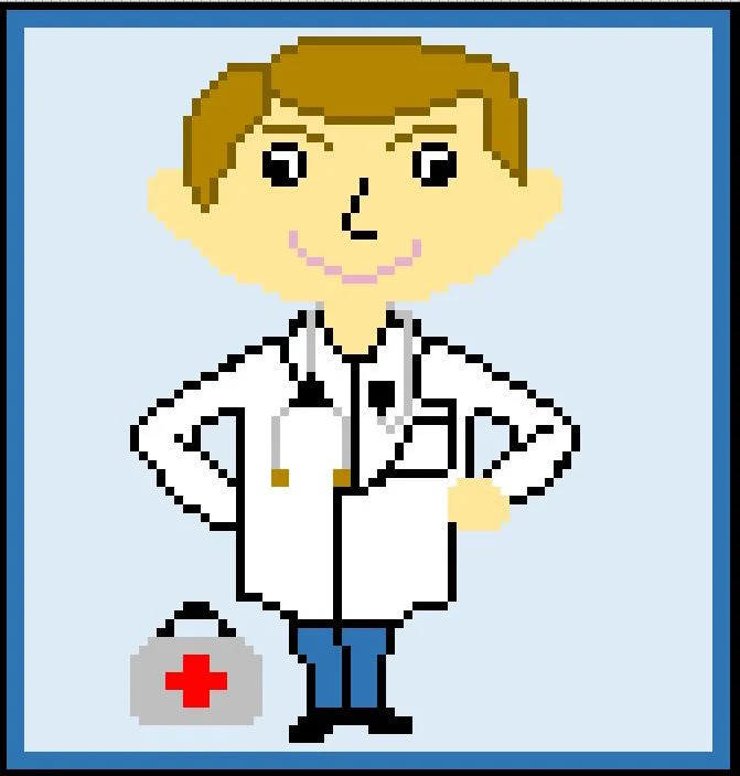 Doctor Afghan, C2C Crochet Pattern