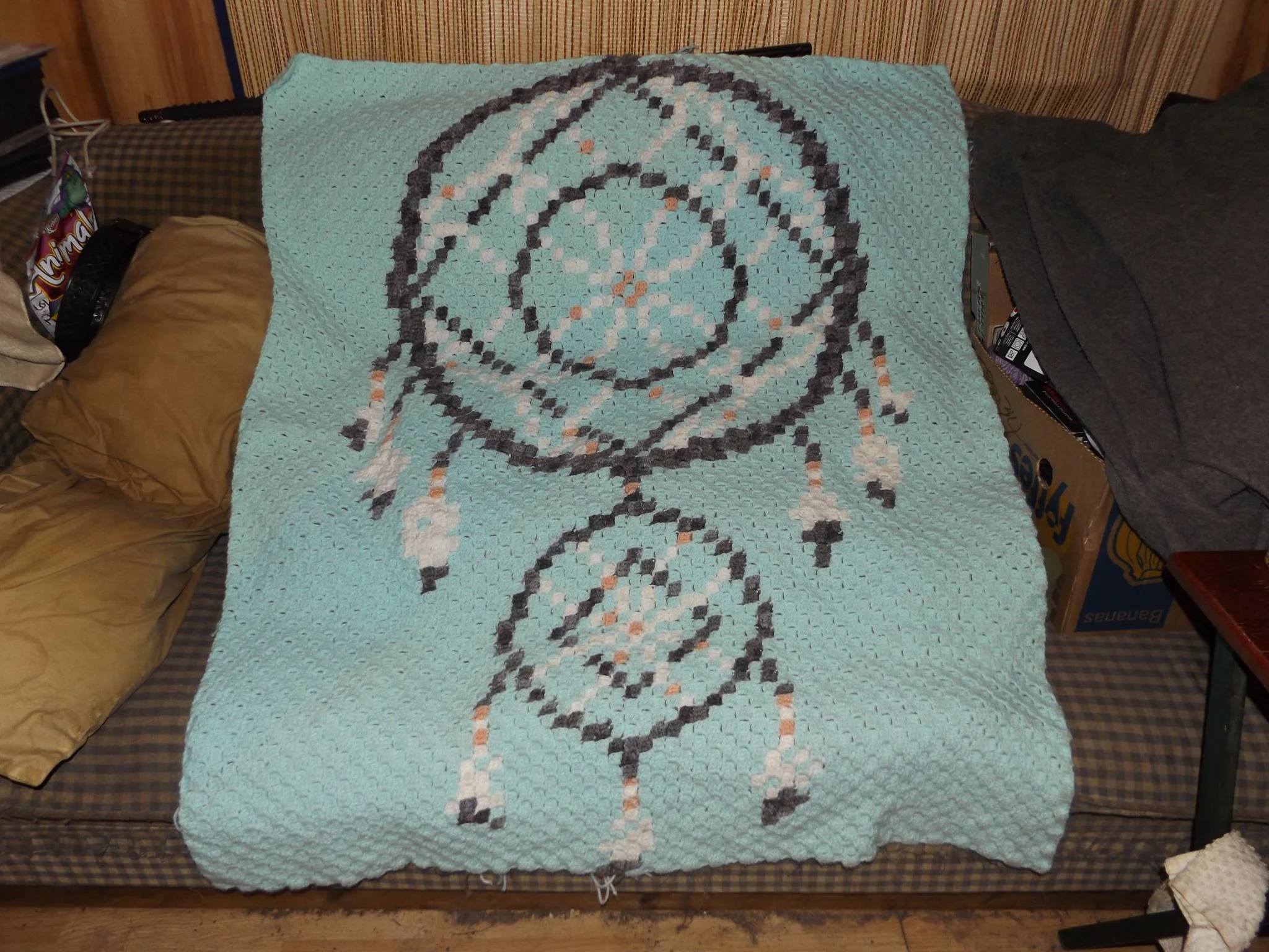 Dream Catcher Afghan, Crochet Pattern
