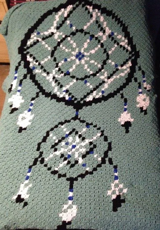 Dream Catcher Afghan, Crochet Pattern