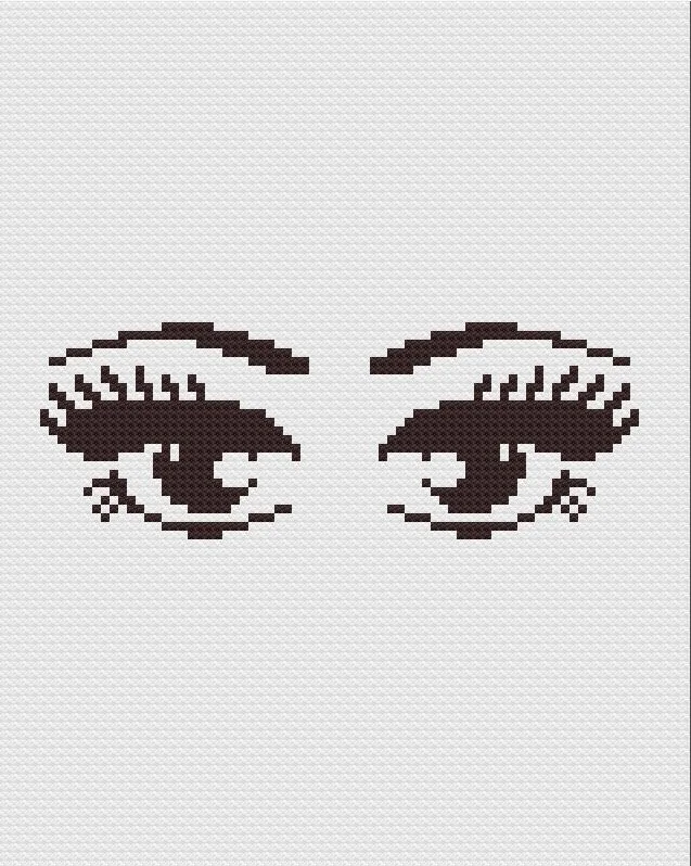 Eyes Afghan, C2C Crochet Pattern