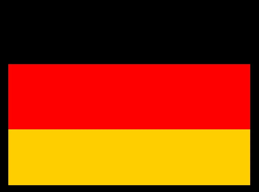 Germany Flag Placemats, C2C Crochet Pattern