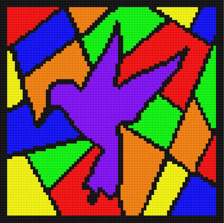 Hummingbird Afghan, C2C Crochet Pattern