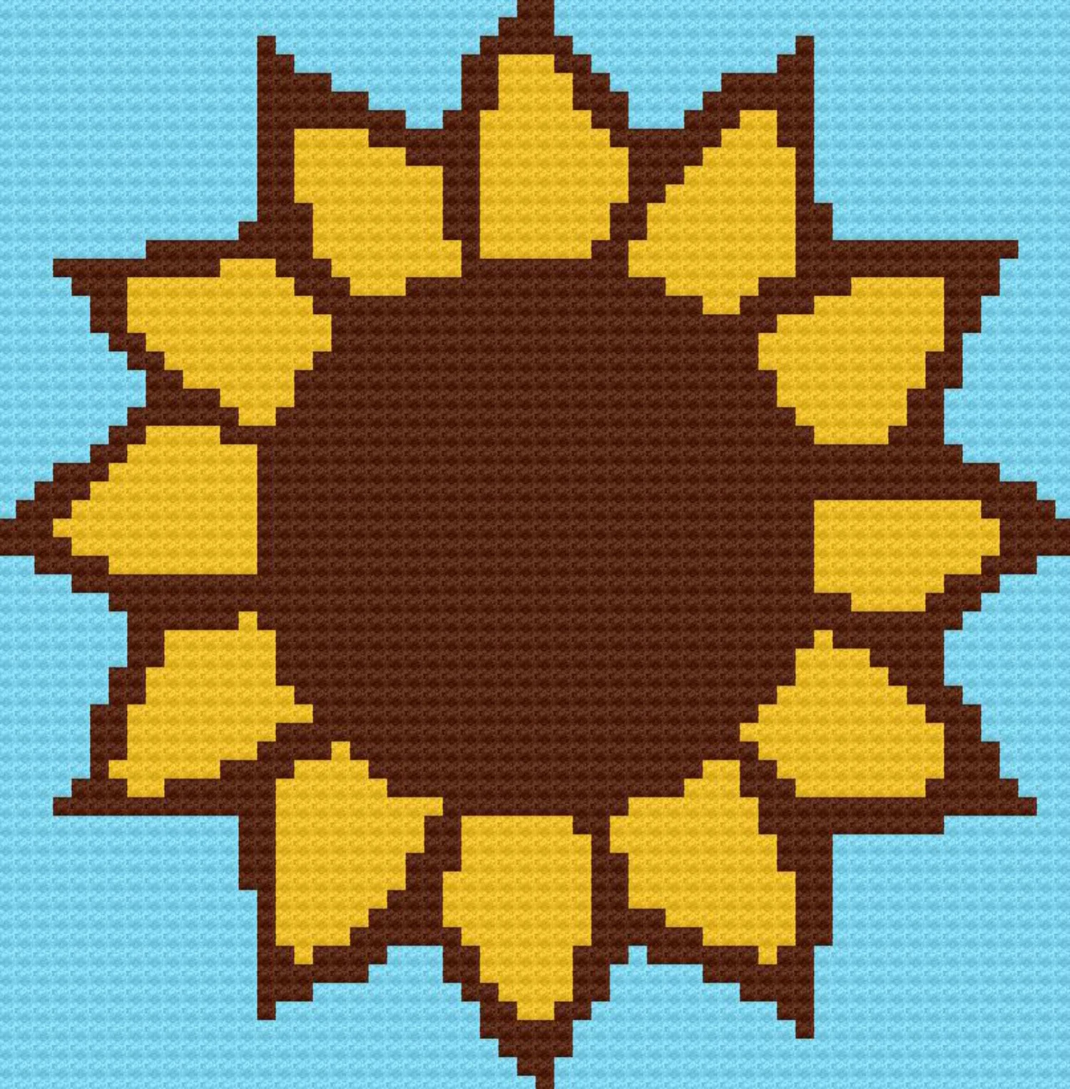 sunflower baby blanket