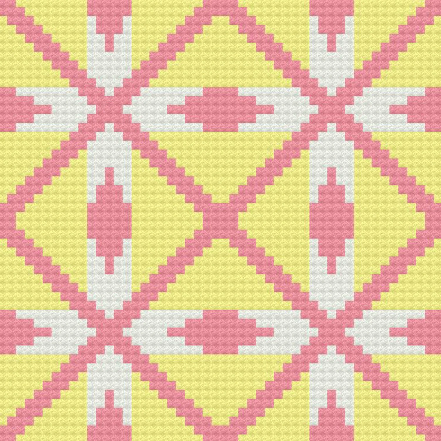 Alexandria Small Quilt Afghan, C2C Crochet Pattern