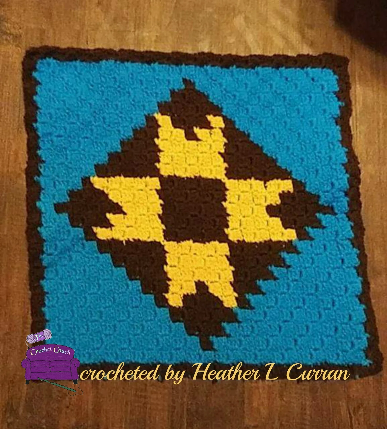 #7 Becky Quilt Square, C2C Crochet Pattern