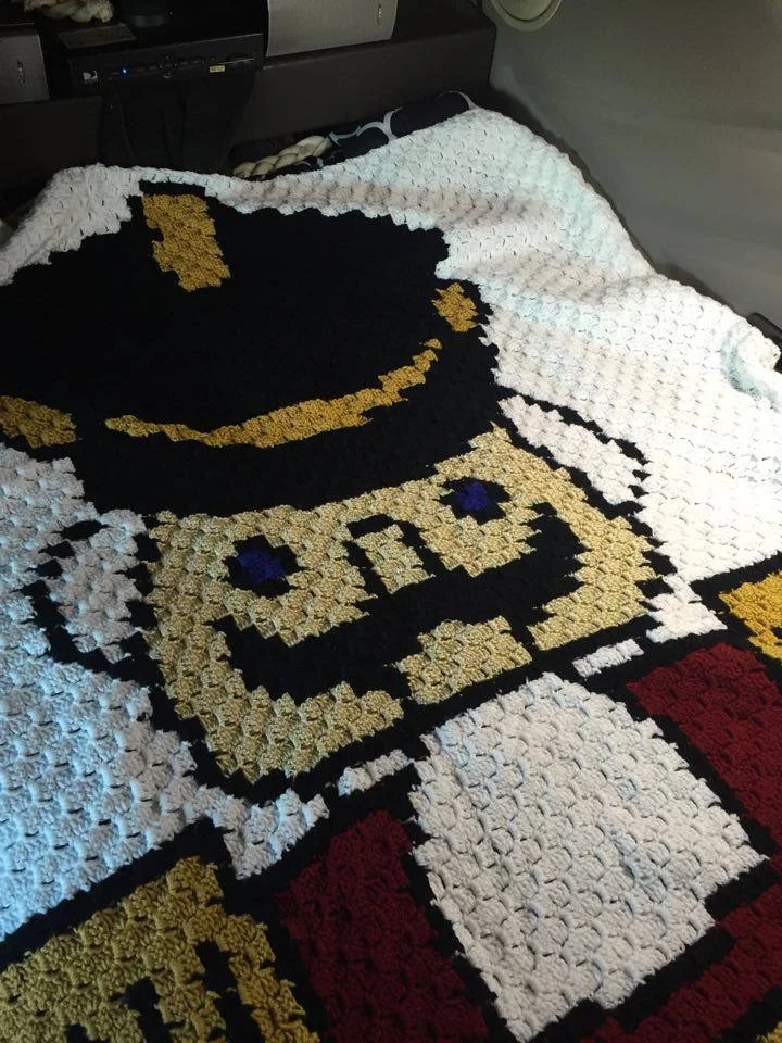 Nutcracker Afghan, C2C Crochet Pattern