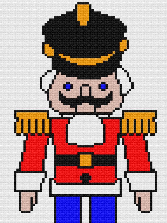 Nutcracker Afghan, C2C Crochet Pattern