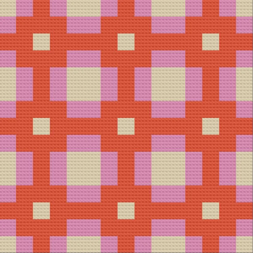 Cassandra Quilt Afghan, C2C Crochet Pattern