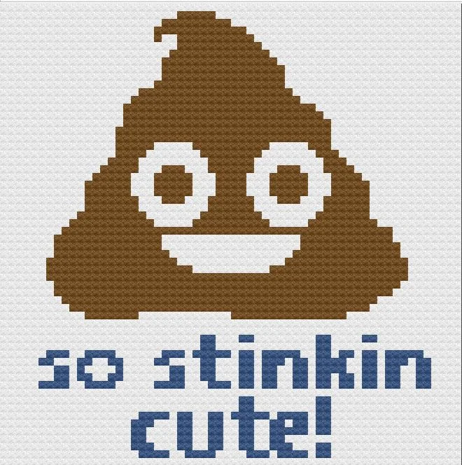 Stinkin Cute Baby Afghan, C2C Crochet Pattern