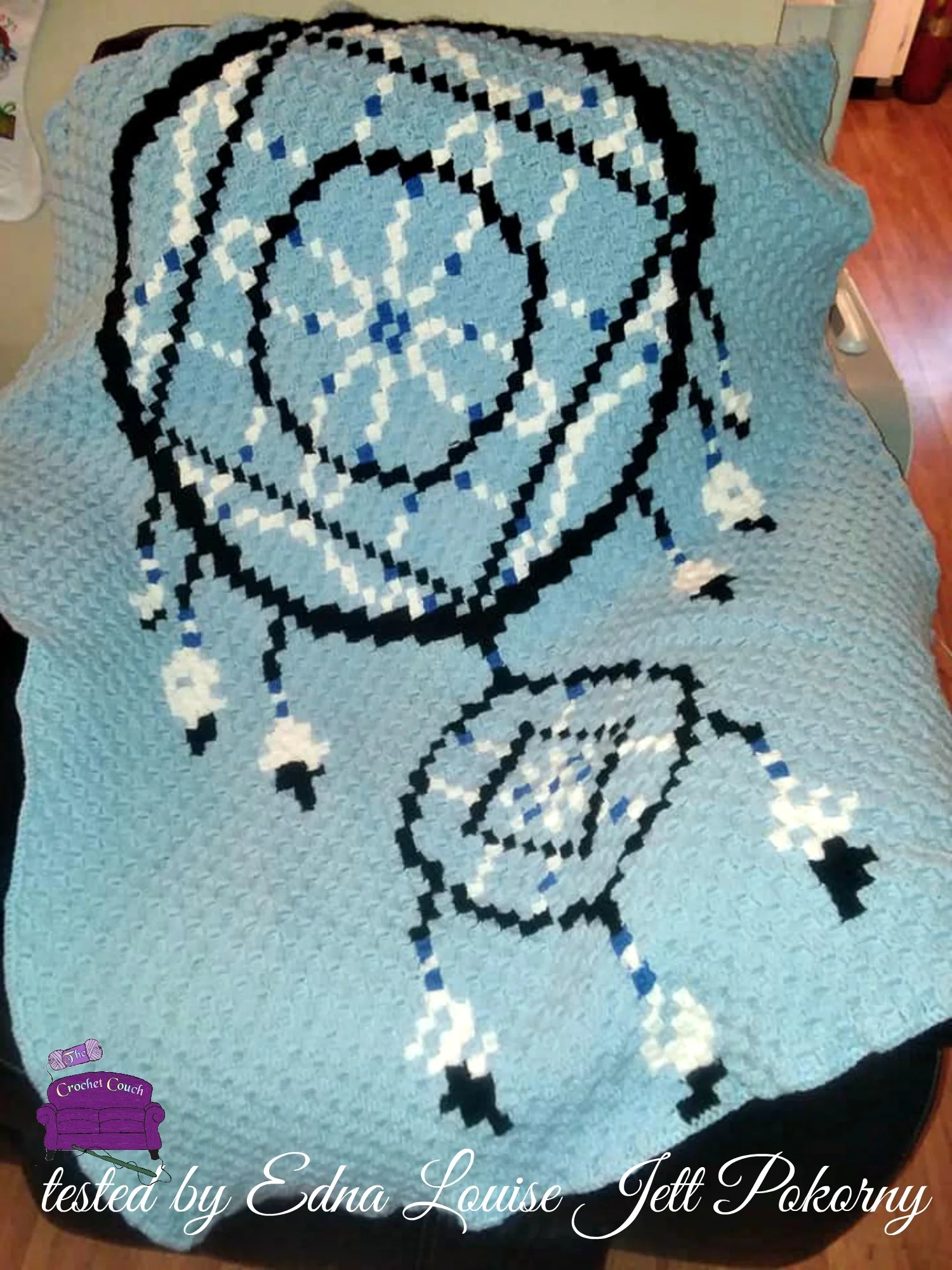 Dream Catcher Afghan, C2C Crochet Pattern