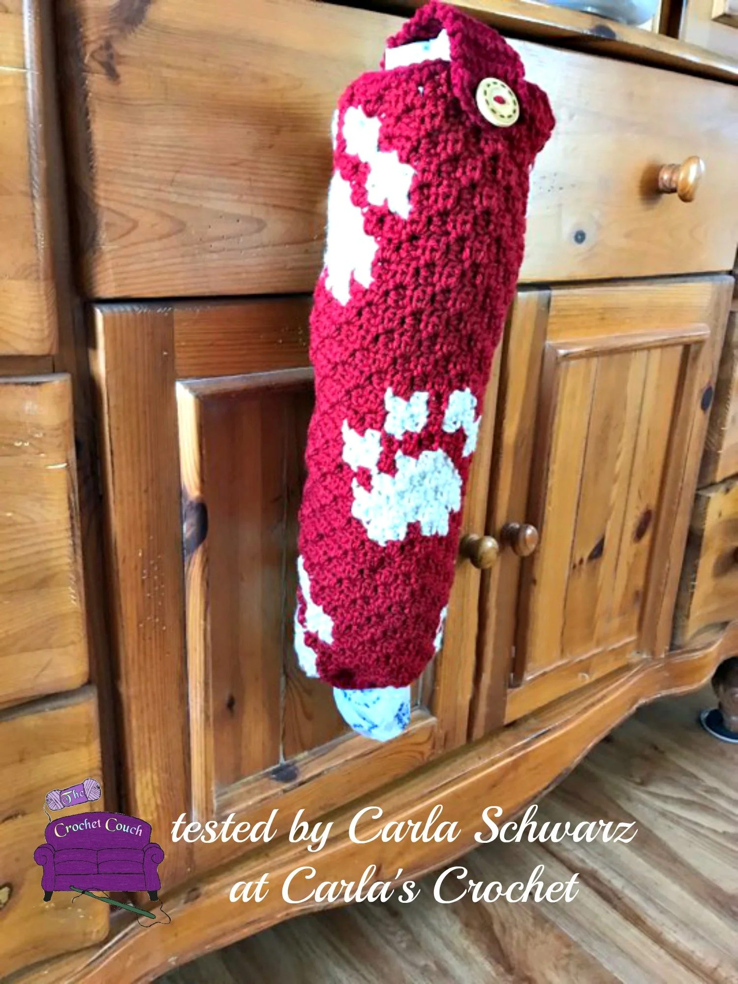 Paws Grocery Bag Holder, C2C Crochet Pattern