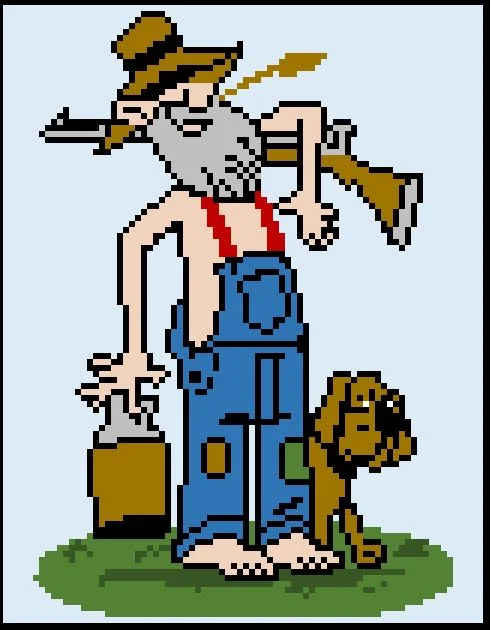 Hillbilly Afghan, C2C Crochet Pattern