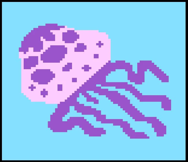 Jellyfish Afghan, C2C Crochet Pattern