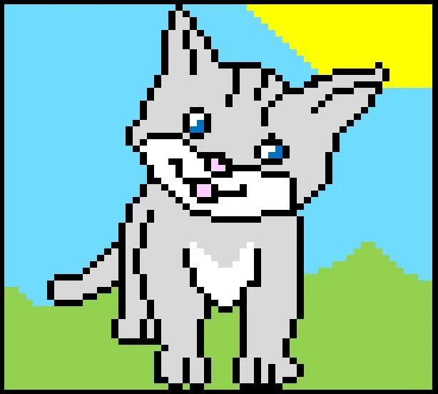 Kitten Baby Afghan, C2C Crochet Pattern