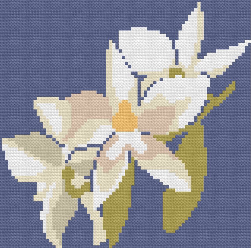 Lily Afghan, C2C Crochet Pattern