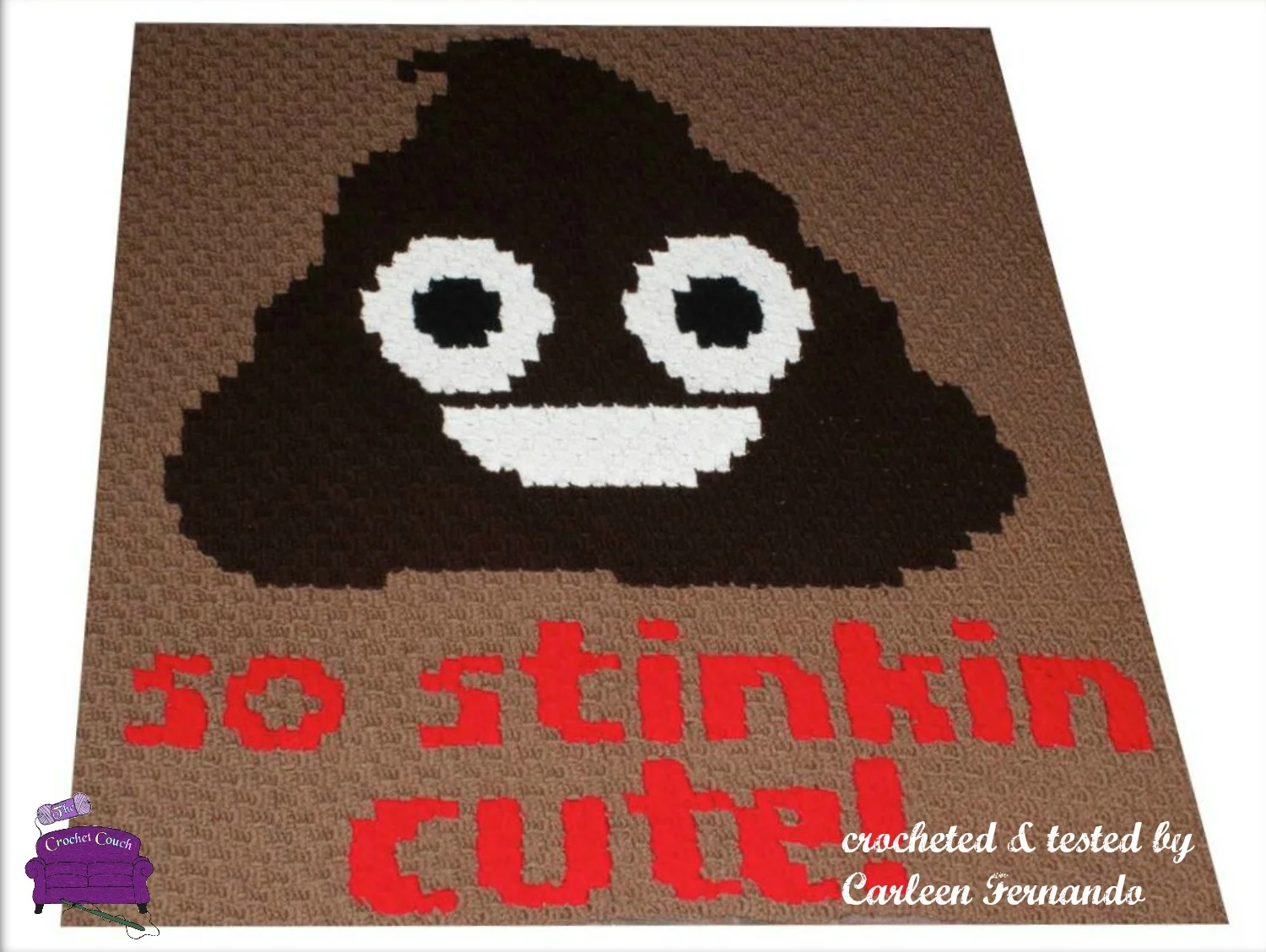 Stinkin Cute Baby Afghan, C2C Crochet Pattern