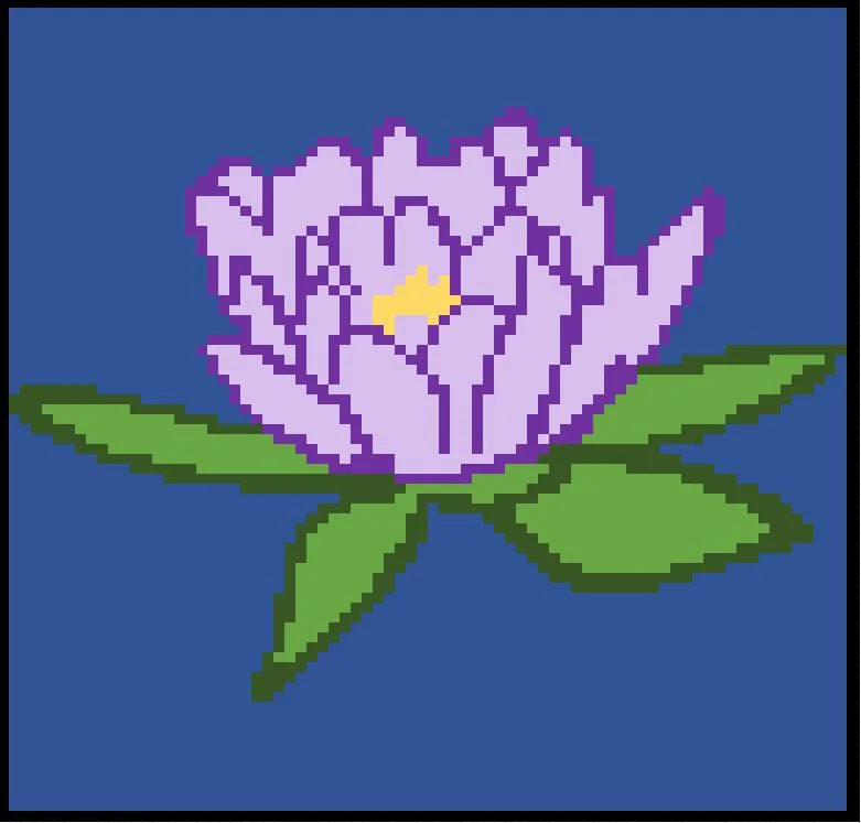 Lotus Afghan, C2C Crochet Pattern, Written Row by Row, Color Counts, Instant Download, C2C Graph, C2C Pattern