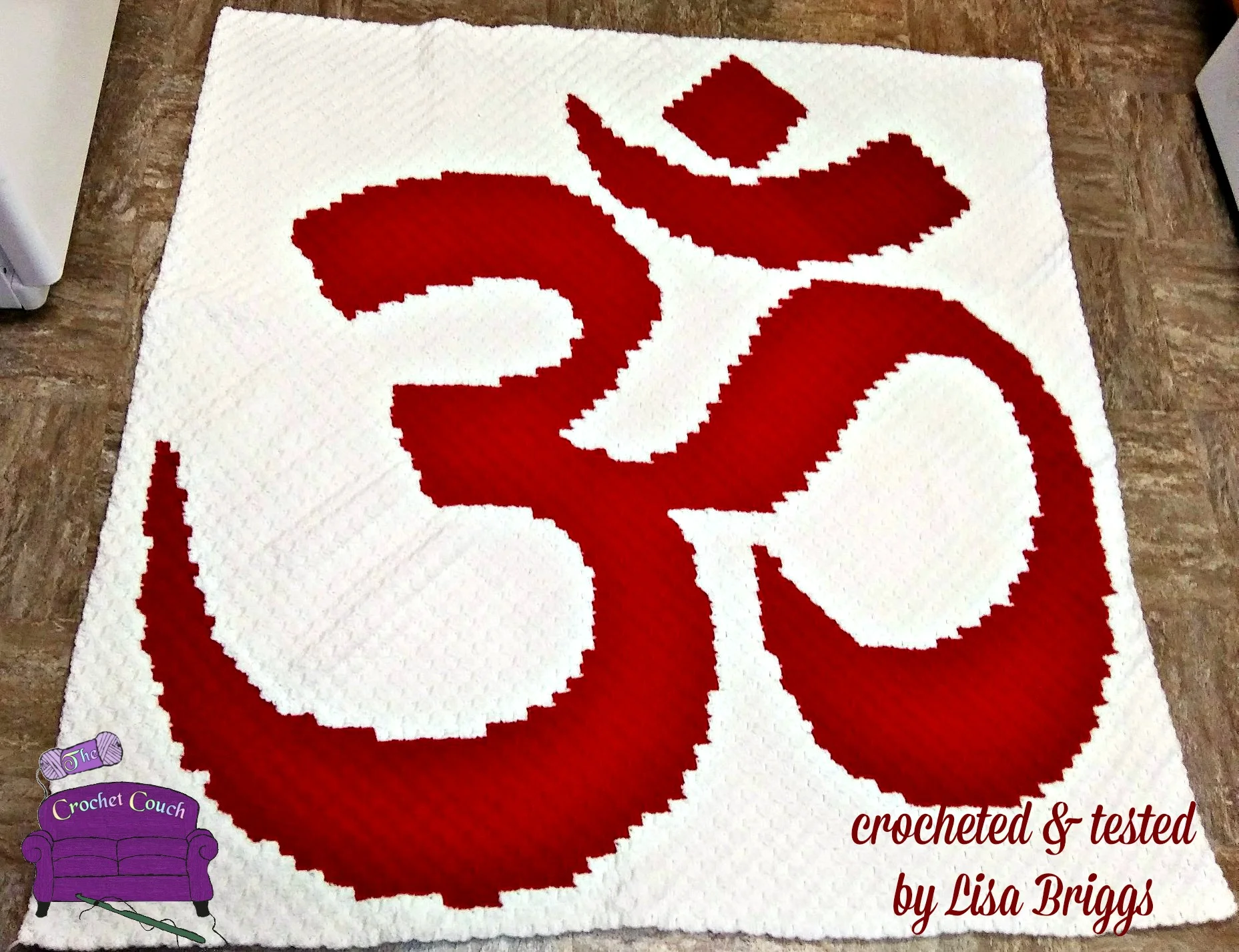 OM Afghan, C2C Crochet Pattern, Written Row by Row, Color Counts, Instant Download, C2C Graph, C2C Pattern