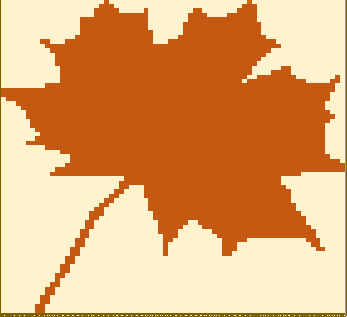 Maple Leaf Afghan, C2C Crochet Pattern