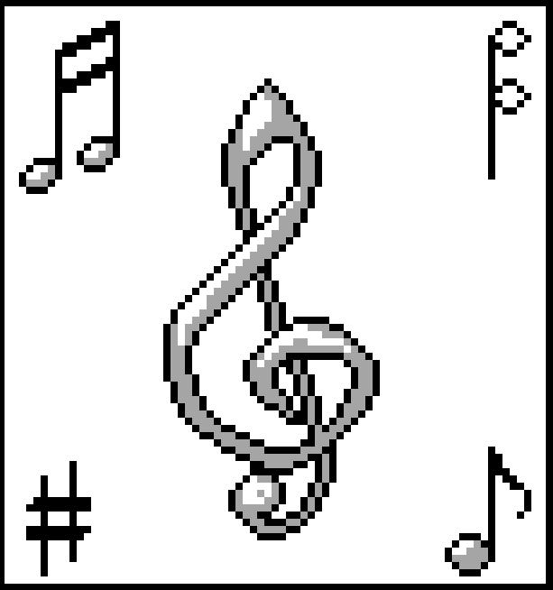 Musical Afghan, C2C Crochet Pattern