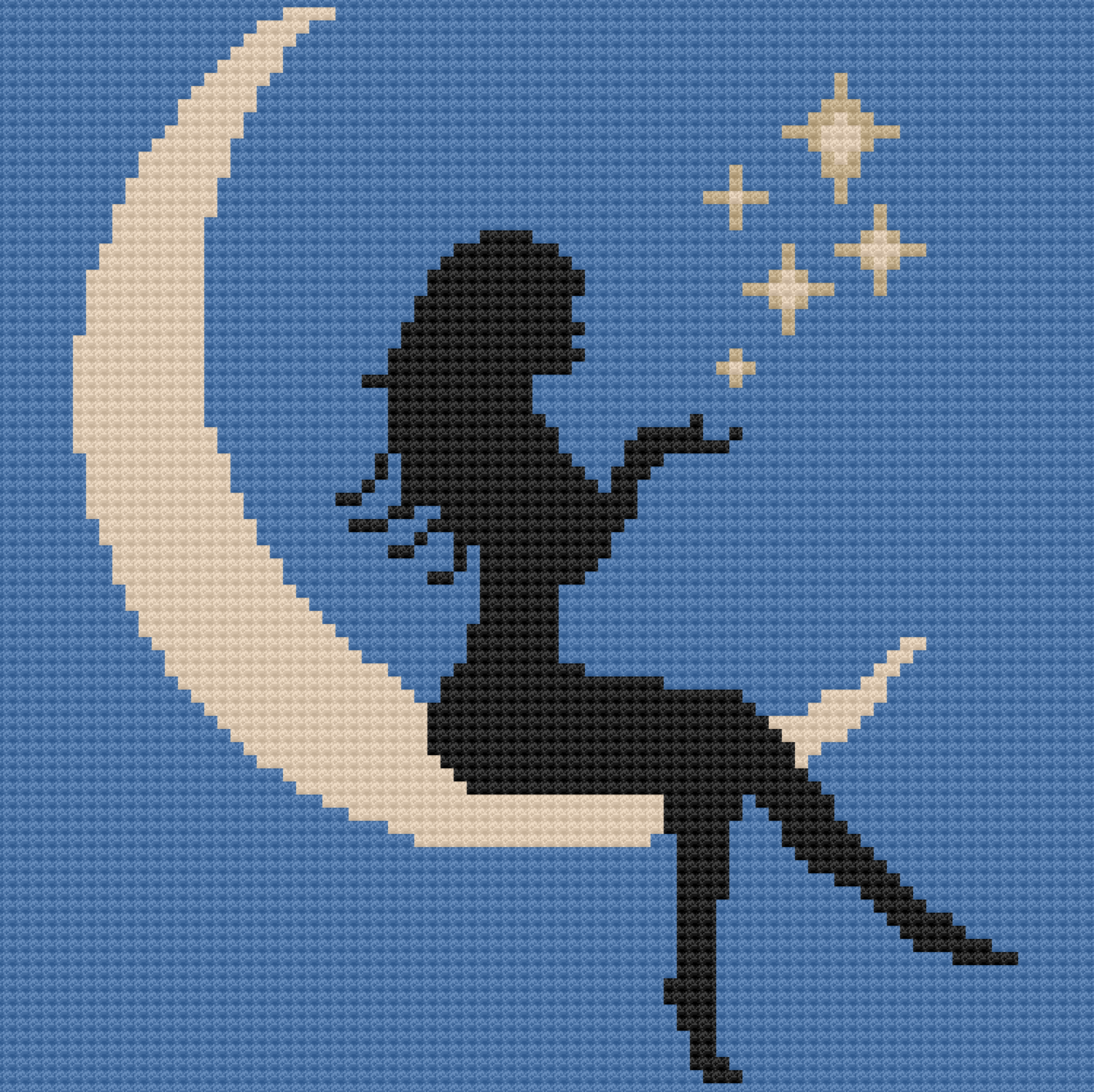 Fairy Adult Afghan, C2C Crochet Pattern