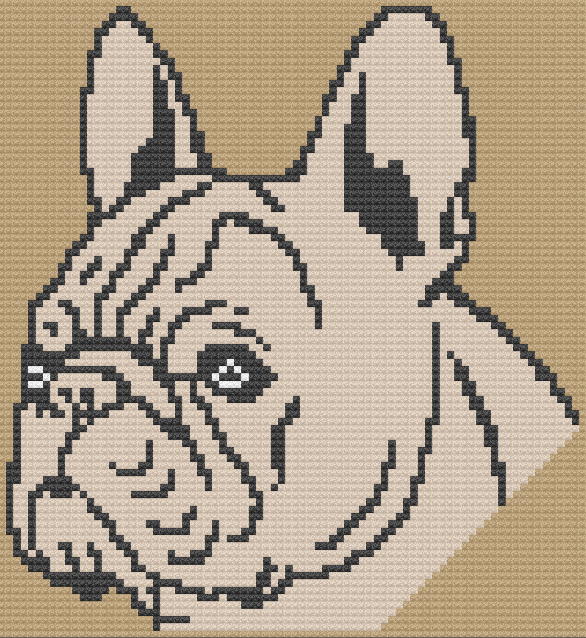 French Bulldog Afghan, C2C Crochet Pattern, Written Row by Row, Color Counts, Instant Download, C2C Graph, C2C Pattern