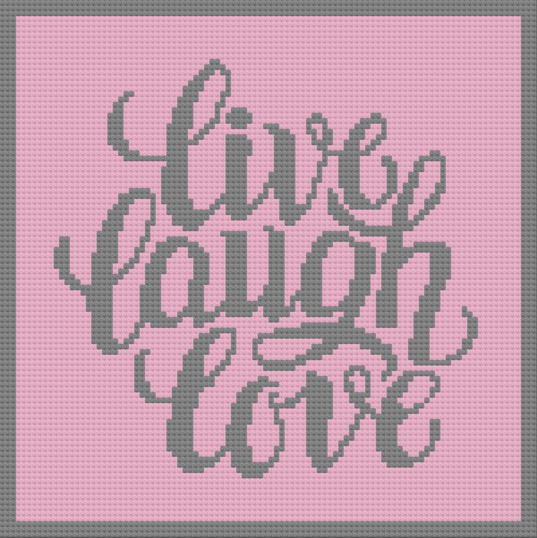 Live Laugh Love, Large Afghan, C2C Crochet Pattern, Written Row by Row, Color Counts, Instant Download, C2C Graph, C2C Pattern