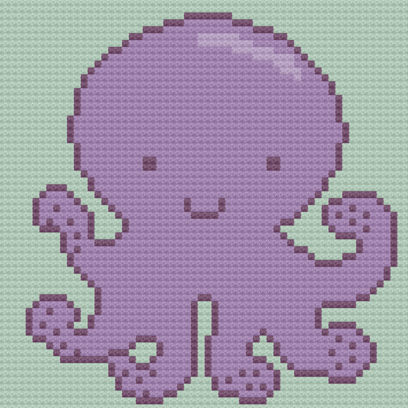 Octopus Baby Afghan, C2C Crochet Pattern, Written Row by Row, Color Counts, Instant Download, C2C Graph, C2C Pattern