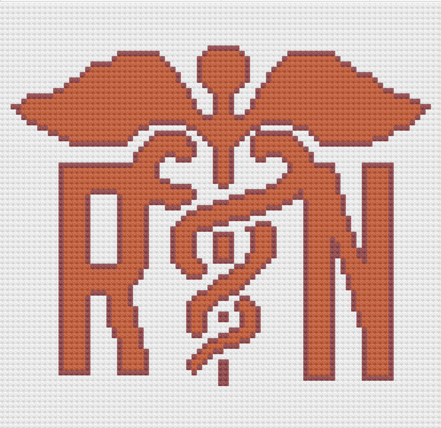 Nurse RN Afghan, C2C Crochet Pattern, Written Row by Row, Color Counts, Instant Download, C2C Graph, C2C Pattern, Corner to Corner, Graphgan, Crochet Pattern
