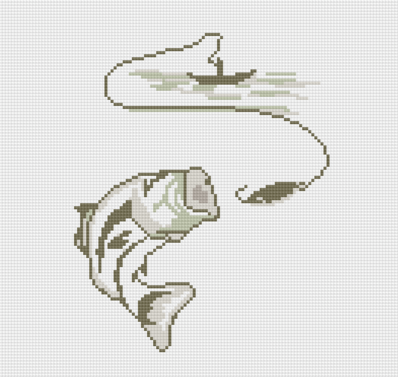 Fishing Afghan, King Size, C2C Crochet Pattern