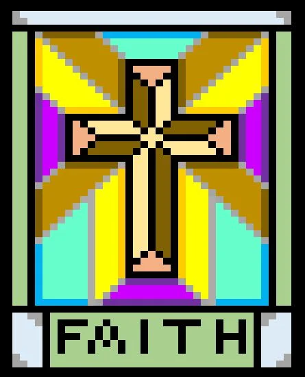 Stained Glass Children's Afghan, C2C Crochet Pattern