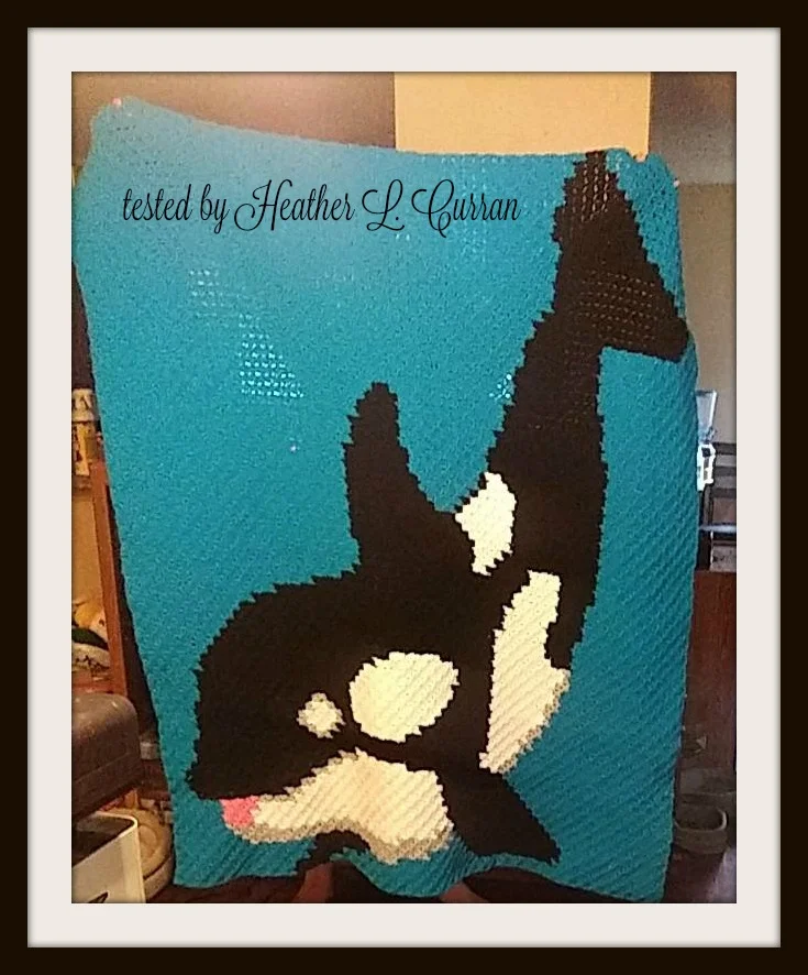 Whale Afghan, C2C Crochet Pattern, Written Row by Row, Color Counts, Instant Download, C2C Graph, C2C Pattern, c2c graphgan pattern, Corner to Corner, Graphgan, Crochet Pattern