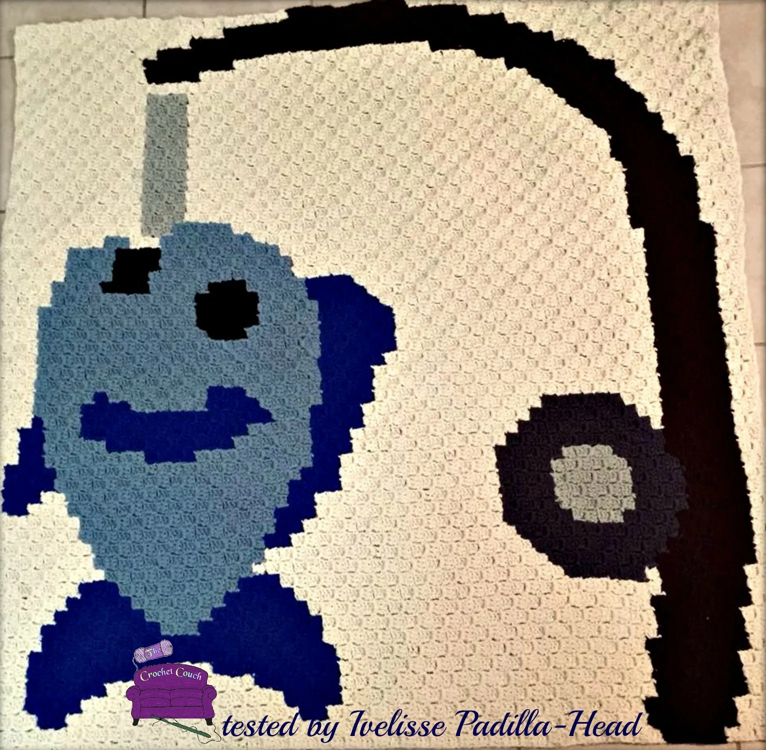 Baby Going Fishing Afghan, C2C Crochet Pattern, Written Row by Row, Color Counts, Instant Download, C2C Graph, C2C Pattern, C2C Graphgan Pattern, Corner to Corner, Graphgan, Crochet Pattern