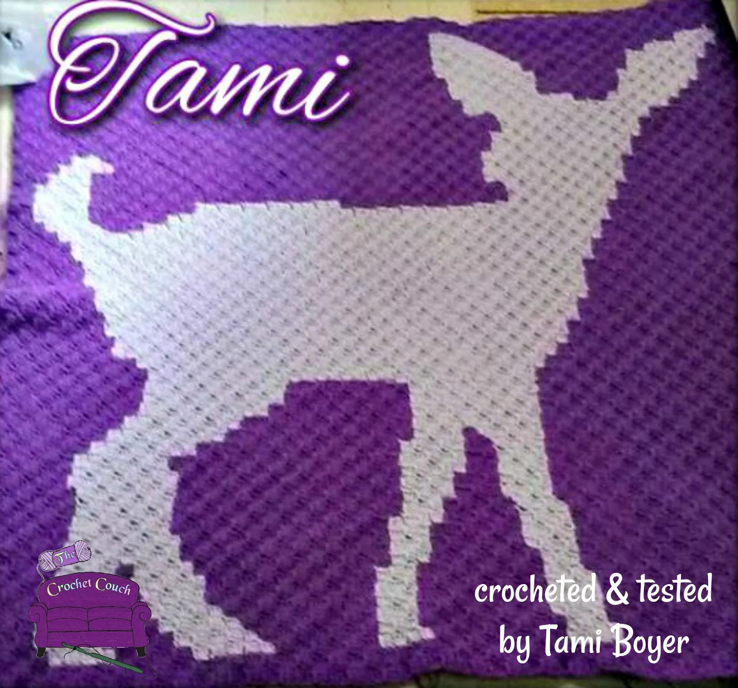 Fawn Silhouette Baby Afghan, C2C Crochet Pattern