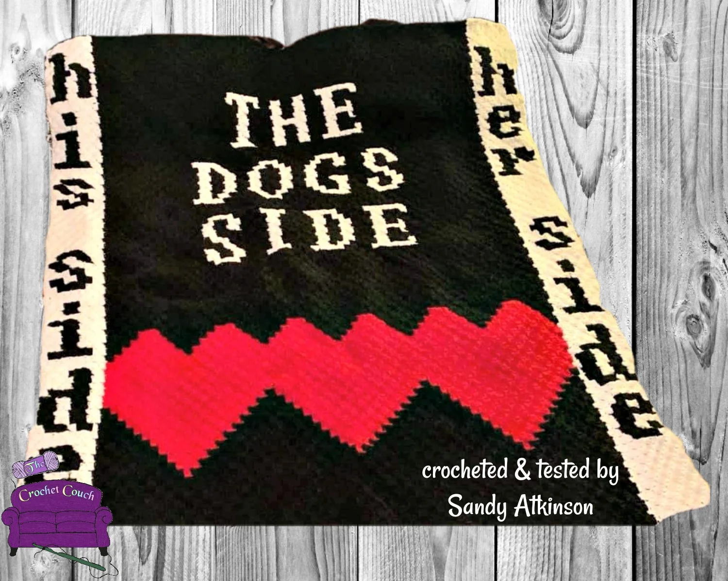 Dogs Side Afghan, C2C Crochet Pattern, Written Row by Row, Color Counts, Instant Download, C2C Graph, C2C Pattern, Graphgan Pattern, Corner to Corner, Graphgan, Crochet Pattern