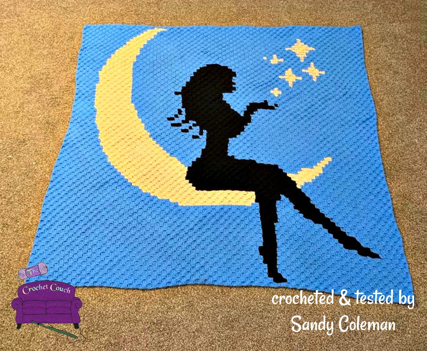 Fairy Adult Afghan, C2C Crochet Pattern