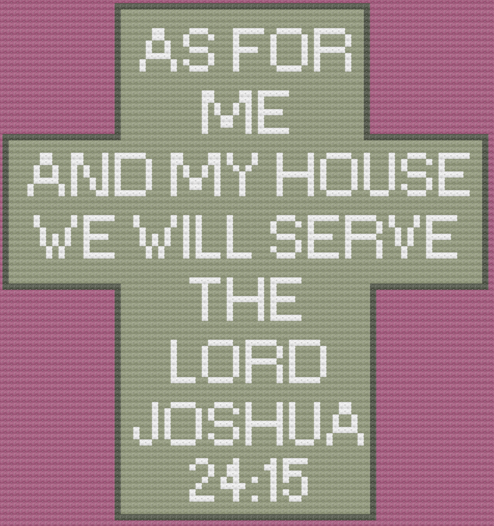 As For Me and My House Afghan, C2C Crochet Pattern, Written Row by Row, Color Counts, Instant Download, C2C Graph, C2C Pattern, Graphgan Pattern, Corner to Corner, Graphgan, Crochet Pattern