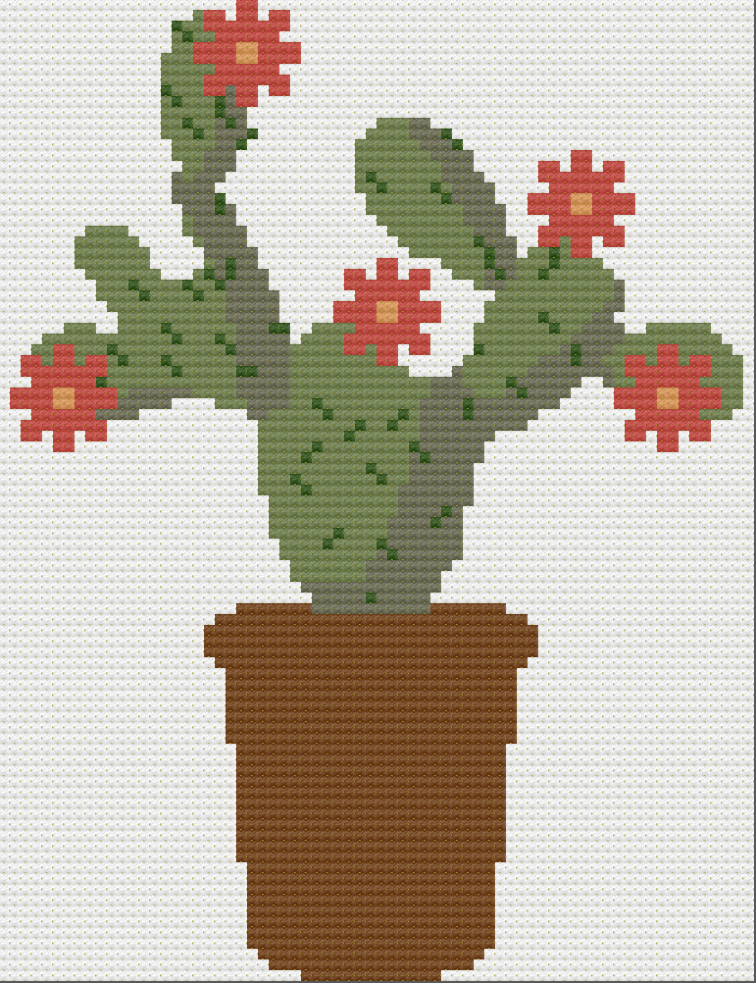 Cactus Afghan, C2C Crochet Pattern, Written Row by Row, Color Counts, Instant Download, C2C Graph, C2C Pattern, Graphgan Pattern, Corner to Corner, Graphgan, Crochet Pattern
