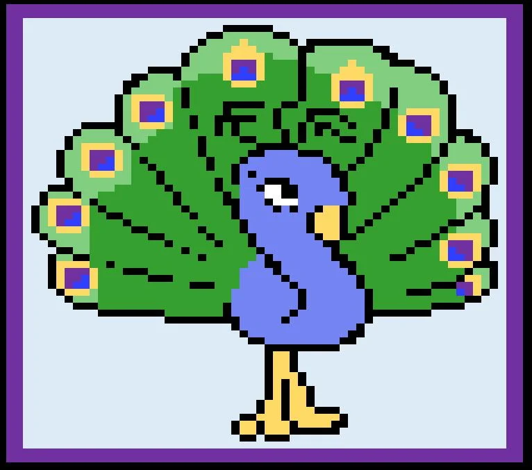 Peacock Baby Afghan, C2C Crochet Pattern, Written Row by Row, Color Counts, Instant Download, C2C Graph, C2C Pattern, Graphgan Pattern, Corner to Corner, Graphgan, Crochet Pattern