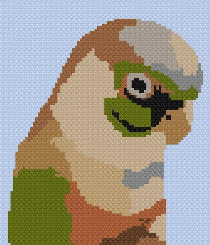 Pineapple Conure Afghan, C2C Crochet Pattern, Written Row by Row, Color Counts, Instant Download, C2C Graph, C2C Pattern, Graphgan Pattern, Corner to Corner, Graphgan, Crochet Pattern